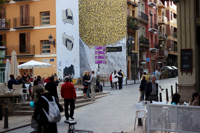 Plaza del Tossal en Valencia