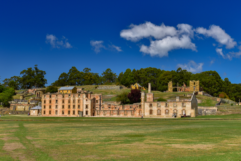 Por Arthur en la isla de Tasmania