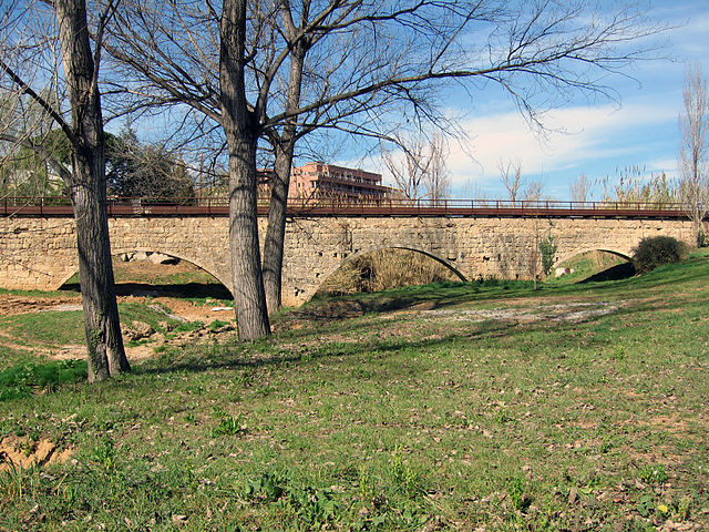 Puente de Can Vernet en Barcelona