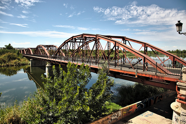 Puente de Hierro en Talavera de la Reina