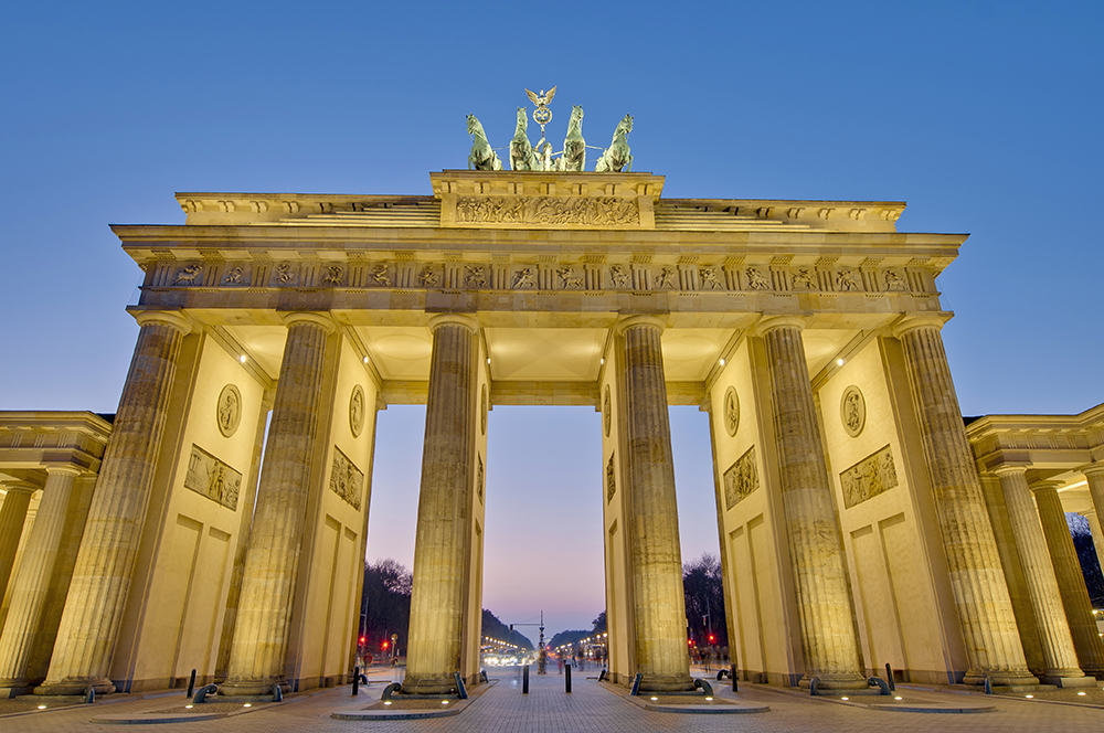 Puerta de Brandenburgo en Berlín