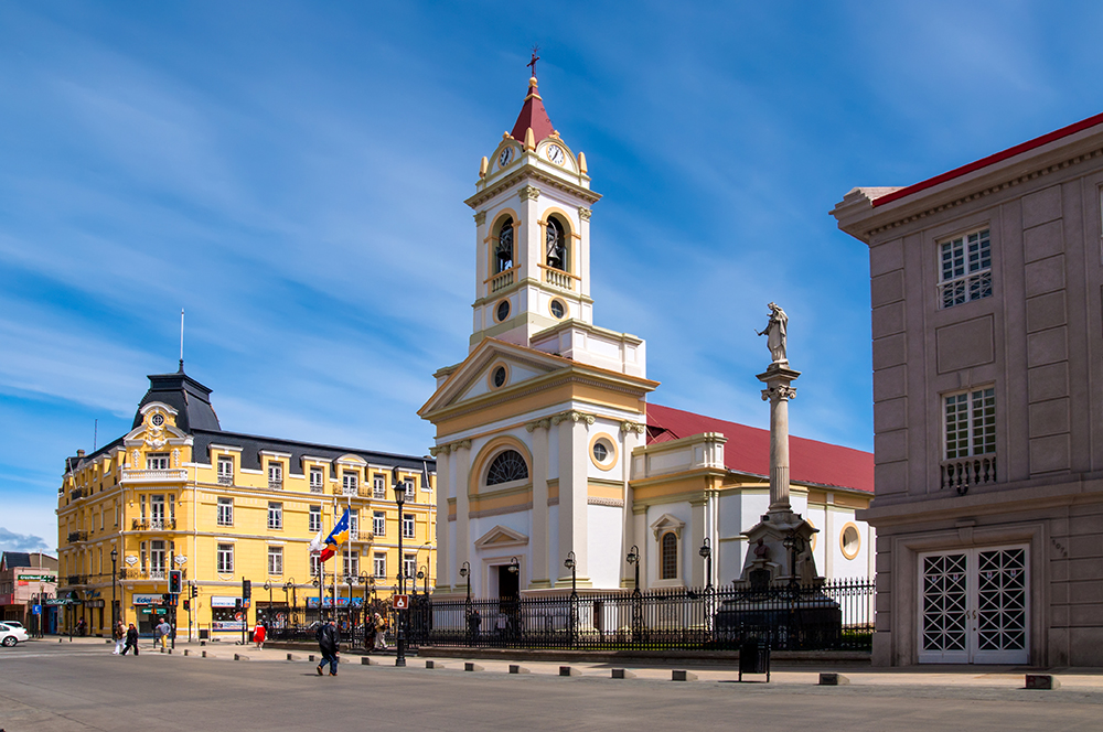 Punta Arenas en el Estrecho de Magallanes