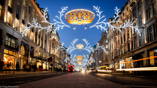Londres en Navidad: Regent Street