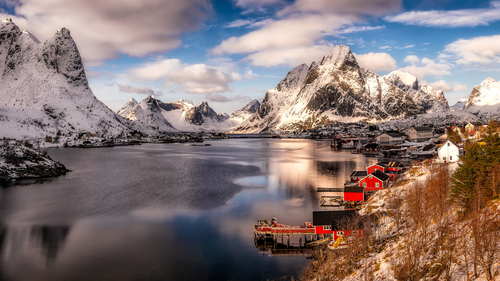 Reine en Noruega