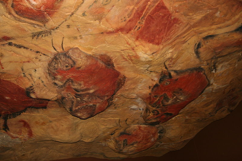 Reproducción de las cuevas de Altamira, España