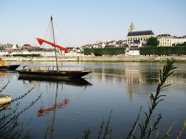 Río Loira en Blois