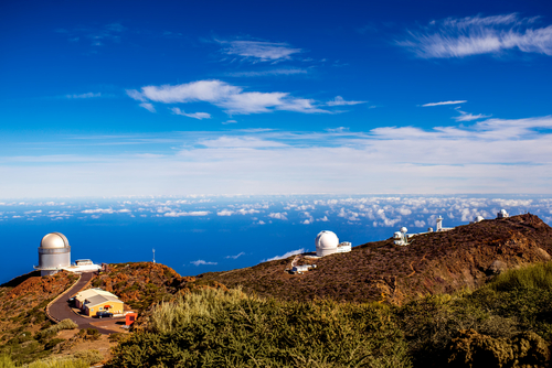 Roque de los Muchachos en la isla de La Palma