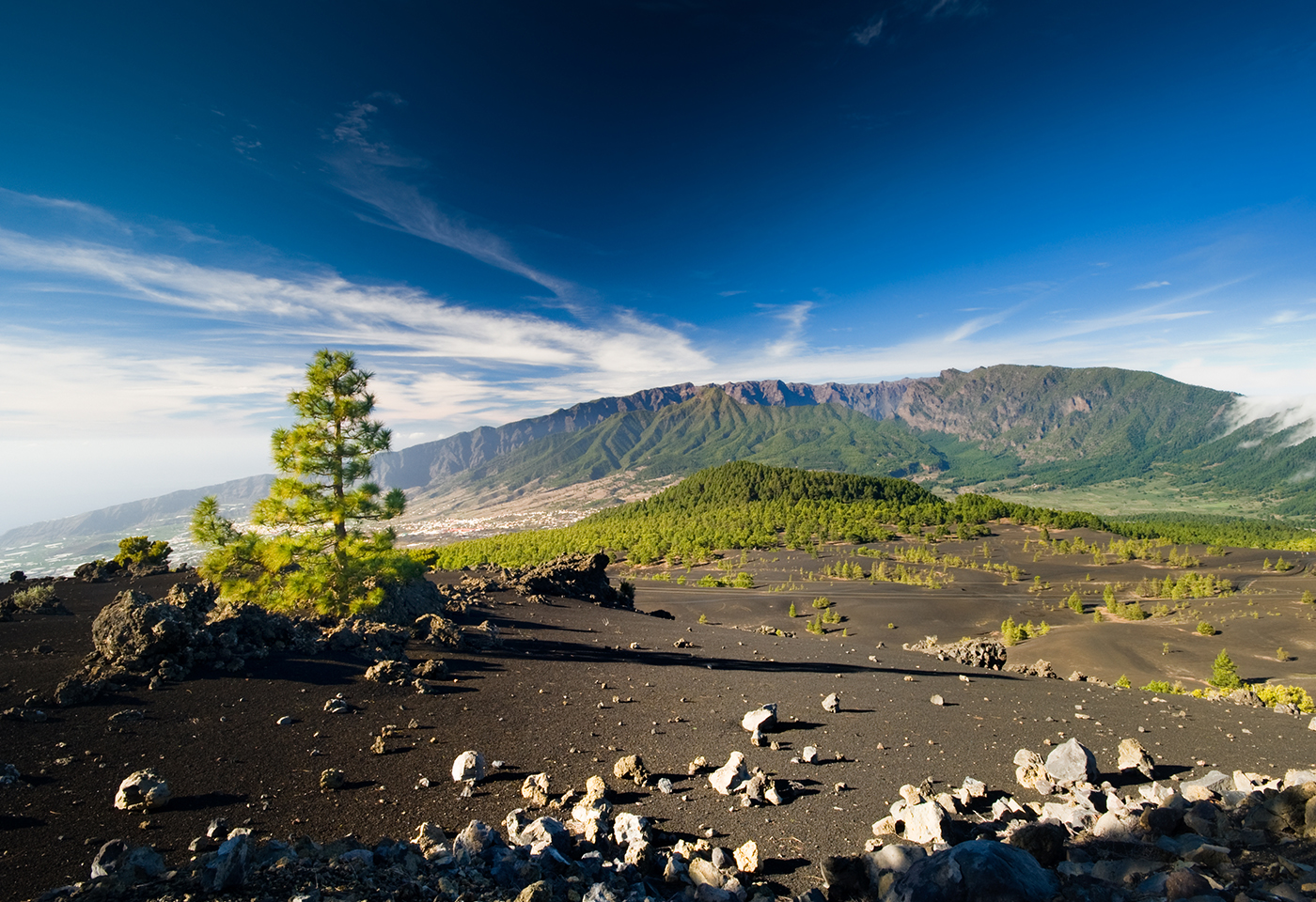 Ruta de los Volcanes en la isla de La Palma