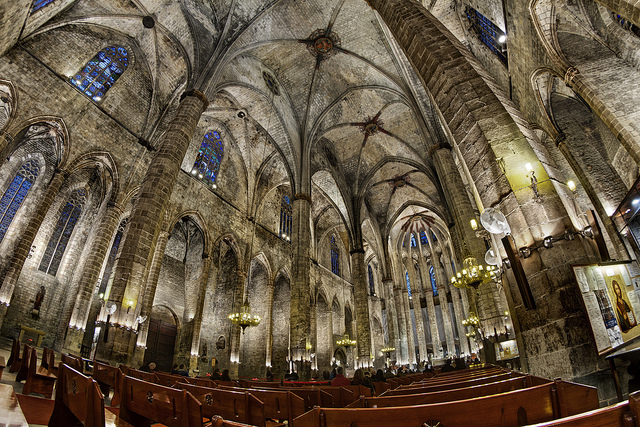 Santa María del Mar en Barcelona