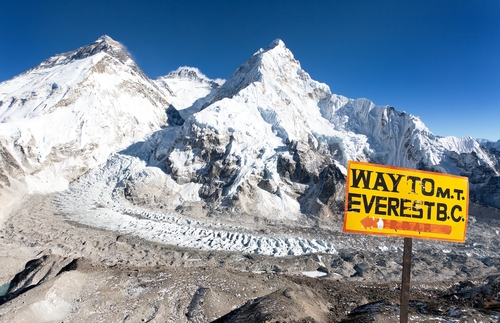 Senda hacia el Everest