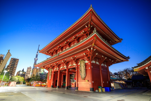 Templo de Sensoji. uno de los lugares de Tokio que ver