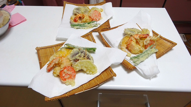 Tempura, plato de la gastronomía de Japón