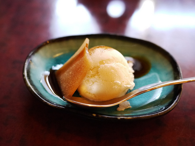 Helado de Tofu en Kioto