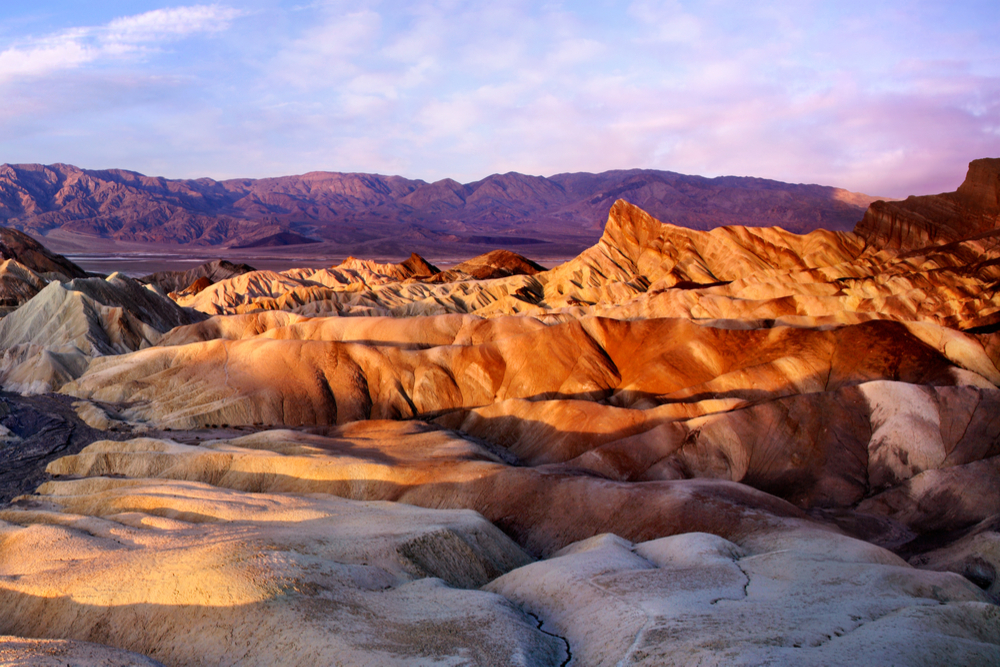 Zabriskie Point en el Valle de la Muerte