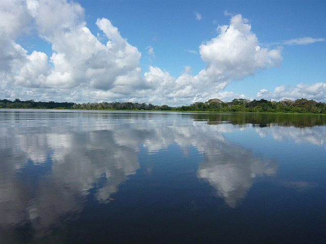 Río Amazonas en Sudamérica