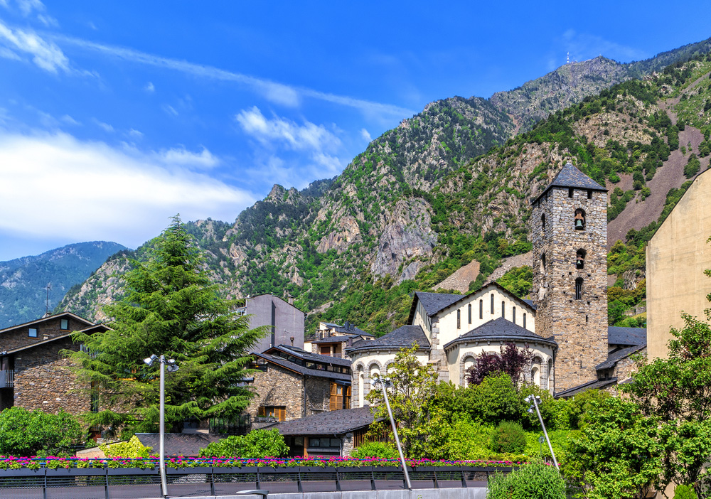 El tiempo en Andorra la Vella, vista de la ciudad