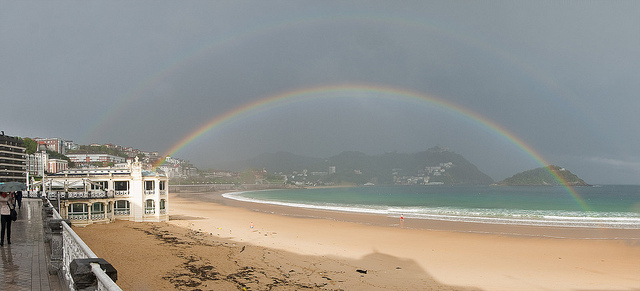 Playa de la Concha en San Sebastián