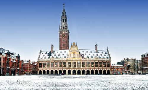 Biblioteca de Lovaina en Bélgica