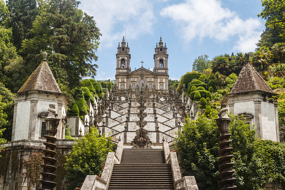 Escaleras muy especiales: Bom Jesus en Braga