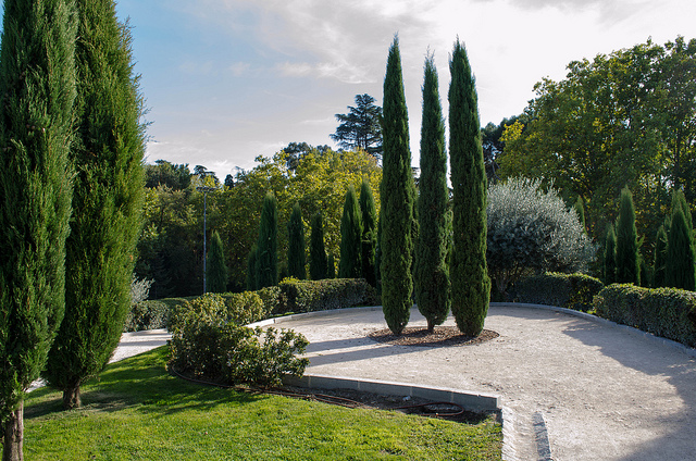 Bosque del Recuerdo en El Retiro de Madrid