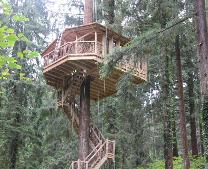 Cabañas en los árboles