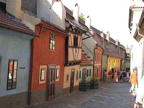 Callejón de Oro en el castillo de Praga