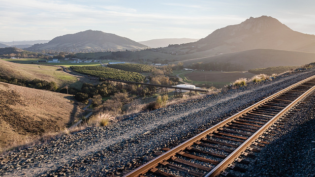 Vista del coast Starlight de Estados Unidos