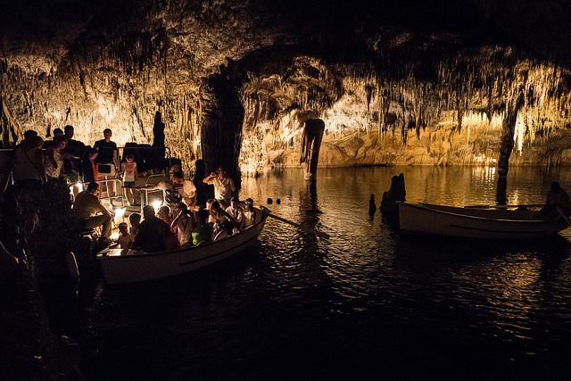 LAgo martel en las cuevas del Drach