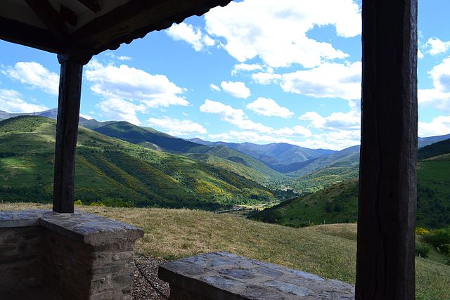 Vista desde la ermita de Santa Bárbara de Ezcaray