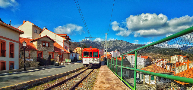 Tren en Cercedilla