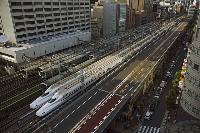 Estación de Tokio cont renes del Japan Rail Pass