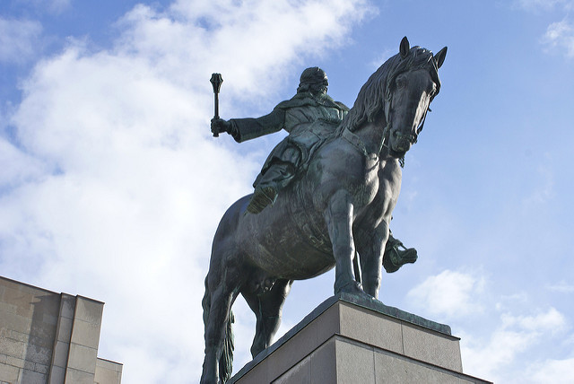 Estatua de Jan Zizka en Praga