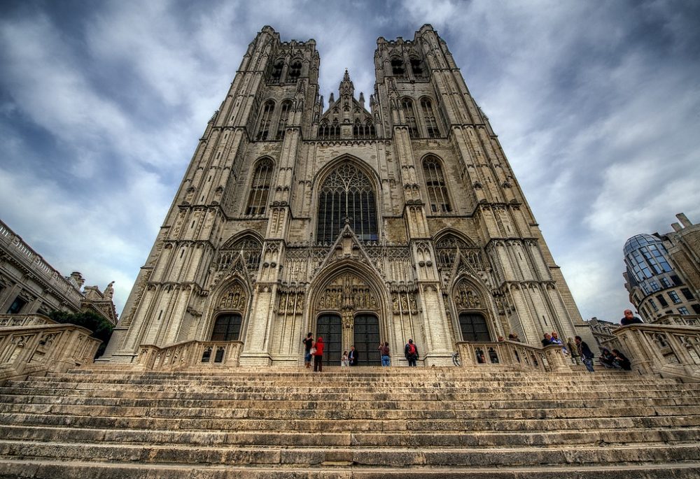 Fachada dela catedral de Bruselas