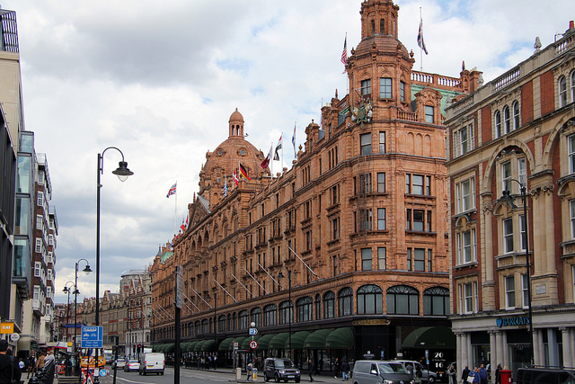 Fachada de Harrods