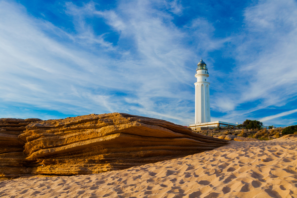 Faro de Trafalgar en Caños de Meca