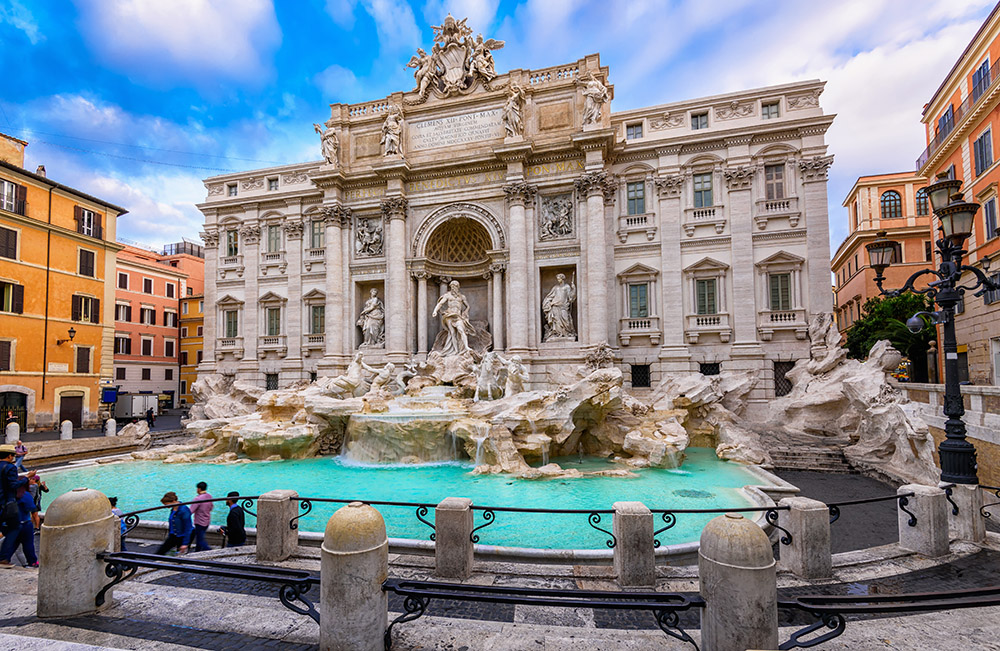 Fontana di Trevi en Roma