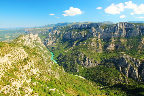 Gargantas del río Verdon en Francia