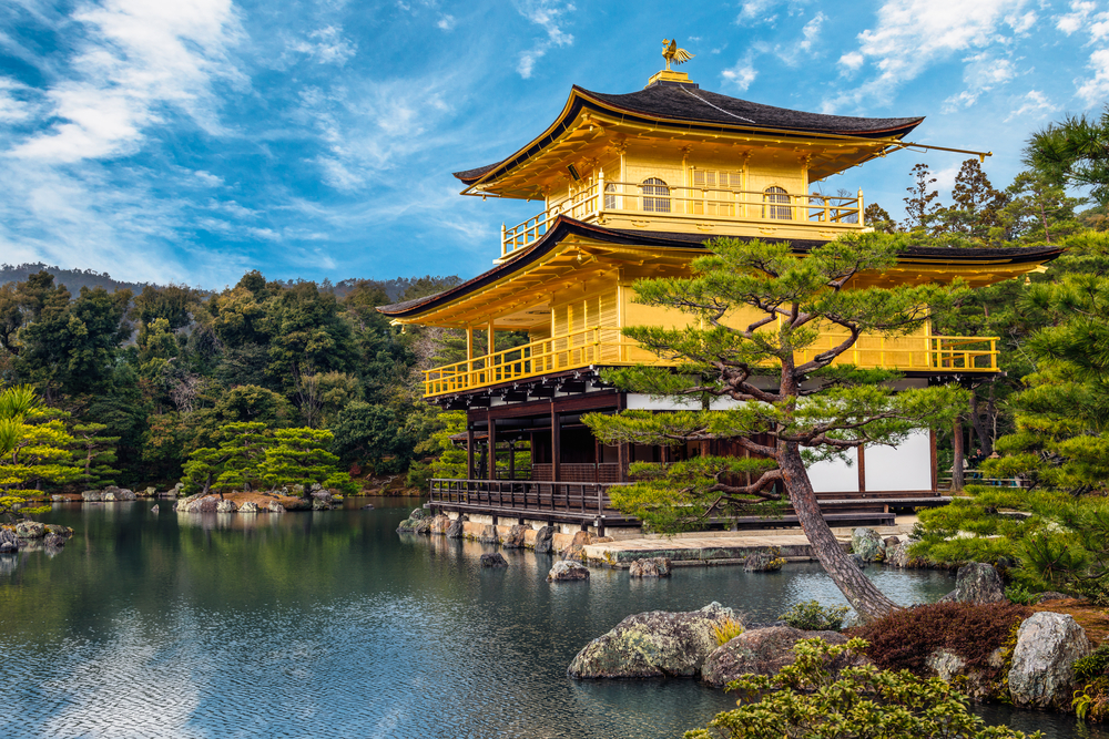 Pabellón de Oro de Kioto en Japón
