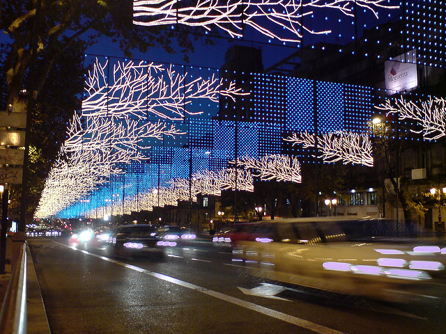 Luces de Navidad en Madrid