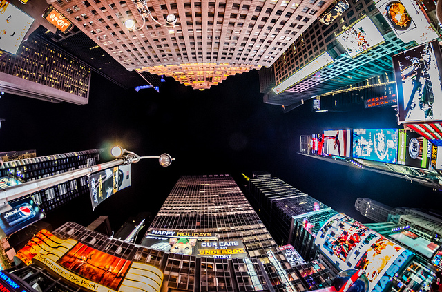 Luces en Times Square