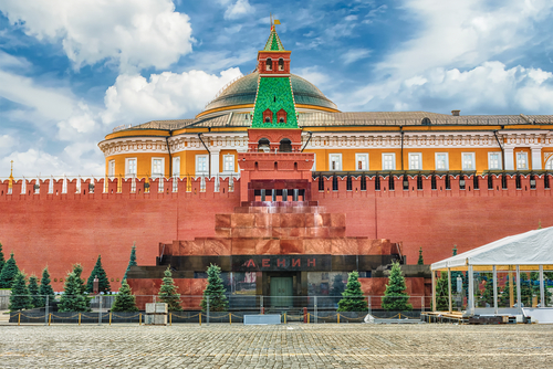 Mausoleo de Lenin en la Plaza Roja de Moscú