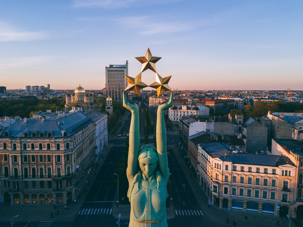Monumento a la Libertad en Riga