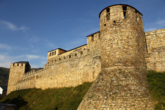 Muros del castillo de Ponferrada