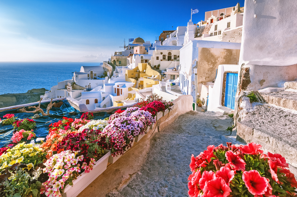 Oia en Santorini
