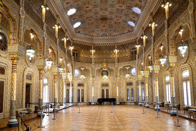 Palacio de la Bolsa en la ciudad de Oporto