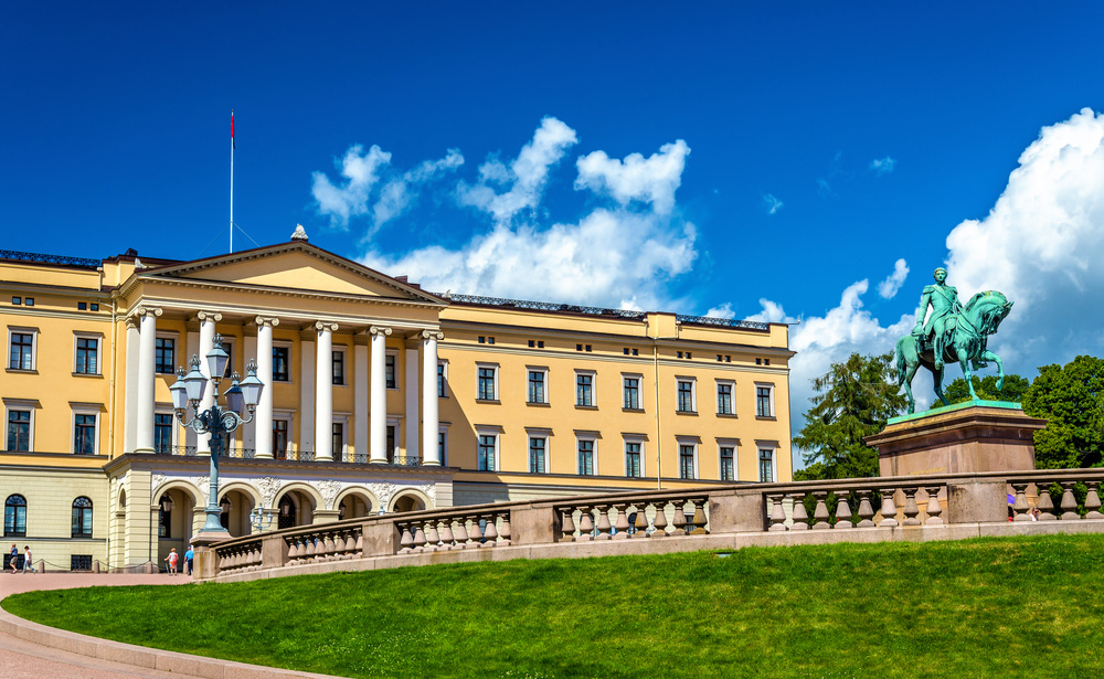 Palacio Real de Oslo, la capital de Noruega