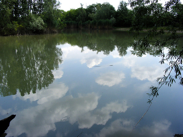 Parco del Rio Vallone en el camino a Bérgamo desde Milán