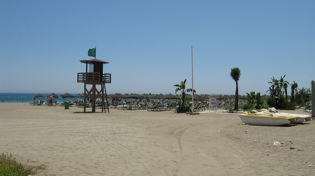 Playa de la Carihuela en Torremolinos
