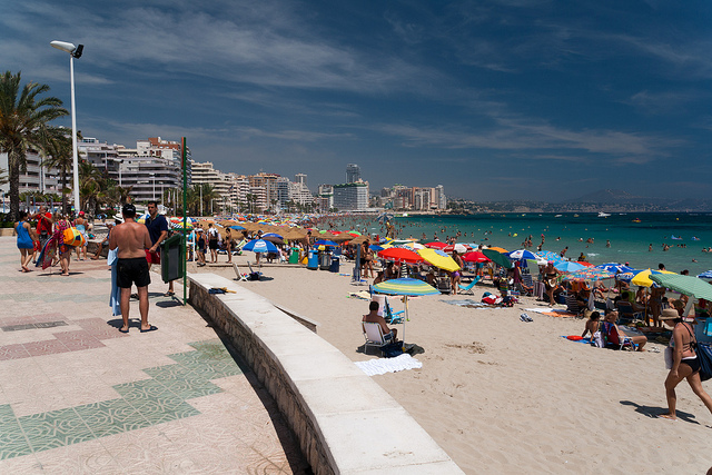 Playa de La Fossa en Calpe