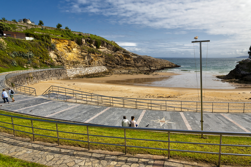 Playa de Sablón en Llanes